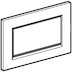 Geberit Type 30 flush plate - gloss/brushed (115.893.KY.1) - thumbnail image 4