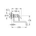 Grohe Eurosmart Wall Mounted Single Lever Sink Mixer - Chrome (32224003) - thumbnail image 4
