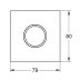 Grohe Grohtherm Aqua Tiles Exchangeable Metal Plate & Symbol - Head Shower 2 - Chrome (1068880000) - thumbnail image 4