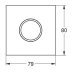 Grohe Grohtherm Aqua Tiles Exchangeable Metal Plate & Symbol - Head Shower 3 - Chrome (1068890000) - thumbnail image 4