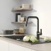 Grohe Quickfix Start High Spout Kitchen Tap With Pull Out Mousser - Matt Black (306312430) - thumbnail image 4