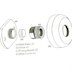 Grohe bar mixer wall brackets (pair) - chrome (18370000) - thumbnail image 4