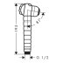 hansgrohe Jocolino Children's 2 Spray Hand Shower - Crocodile (28788570) - thumbnail image 4