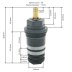 Hansgrohe Axor thermostatic cartridge assembly (94282000) - thumbnail image 4