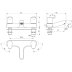Ideal Standard Cerabase dual control bath filler (BD057AA) - thumbnail image 4