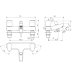 Ideal Standard Cerabase dual control bath filler with shower set (BD058AA) - thumbnail image 4