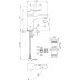 Ideal Standard Cerabase single lever basin mixer, with click waste and bluestart technology (BD054AA) - thumbnail image 4