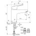 Ideal Standard Ceraflex Grande single lever basin mixer no waste (B2326AA) - thumbnail image 4