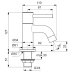 Ideal Standard Ceraline bath pillar taps (BC187AA) - thumbnail image 4