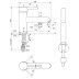 Ideal Standard Ceraline single lever one hole bath shower mixer (BC191AA) - thumbnail image 4