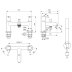 Ideal Standard Ceraline two taphole dual control bath shower mixer (BC189AA) - thumbnail image 4