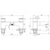 Ideal Standard Ceraplan dual control bath filler (BD264AA) - thumbnail image 4