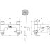 Ideal Standard Ceraplan dual control bath shower mixer with shower set (BD265AA) - thumbnail image 4