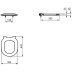 Ideal Standard Seat ring only for elongated bowl (E822601) - thumbnail image 4