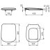 Ideal Standard Studio Echo toilet seat and cover (T318201) - thumbnail image 4