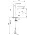 Ideal Standard Tesi single lever basin mixer no waste (A6587AA) - thumbnail image 4