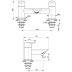 Ideal Standard Tesi two hole dual control bath filler (A6590AA) - thumbnail image 4
