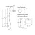Mira Activate Dual Outlet Ceiling Fed Digital Shower - High Pressure/Combi - Chrome (1.1903.088) - thumbnail image 4