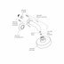Mira Beat 90mm fixed shower head and arm chrome (1.1740.578) - thumbnail image 4