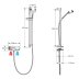 Mira Form Single Outlet Mixer Shower - Chrome (31982W-CP) - thumbnail image 4