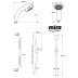 Mira Logic LF9 shower fittings kit - chrome (2.1605.154) - thumbnail image 4