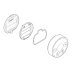 Mira Platinum/Vision Digital Mixer Shower Dual Wireless Remote Controller UI (1.1796.007) - thumbnail image 4
