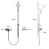 Mira Select Flex Thermostatic Mixer Shower - (2024) (31999W) - thumbnail image 4