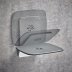 Mira premium shower seat - dark grey/chrome (2.1731.002) - thumbnail image 4