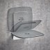 Mira premium shower seat - dark grey/chrome (2.1731.002) - thumbnail image 4