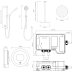 Aqualisa Optic Q Smart Shower Exposed with Adjustable and Ceiling Fixed Head - HP/Combi (OPQ.A1.EV.DVFC.23) - thumbnail image 4