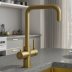 Sauber Astano 3-in-1 Instant Boiling Water Kitchen Tap - Brushed Gold (PDT-000048-51-52) - thumbnail image 4