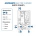 Triton Aspirante Electric Shower 8.5kW - Matte Black (ASP08MTBLK) - thumbnail image 4
