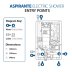 Triton Aspirante UNIQ Electric Shower 9.5kW - Nickel Effect (GEASPUN99) - thumbnail image 4