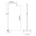 Triton Dene Dual Cool Touch Diverter Bar Mixer Shower - Chrome (UNDETHBMDIV) - thumbnail image 4