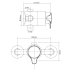 Triton Dene Sequential Mixer Shower - Chrome (UNDETHEXSQM) - thumbnail image 4