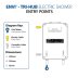 Triton ENVi Ceiling Fed Electric Shower 9.0kW - Black (GEENVF93) - thumbnail image 4