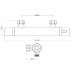Triton Exe Cool Touch Lever Bar Mixer Shower - Chrome (UNEXTHBMINC) - thumbnail image 4