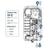 Triton Omnicare Ultra Plus Thermostatic Electric Shower and Digital Waste 8.7kW - White (CINCULTPD08W) - thumbnail image 4