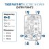 Triton T80Z Fast-Fit DuElec Dual Electric Shower 10.5kW - White (GEFFDU11) - thumbnail image 4