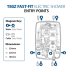 Triton T80Z Fast-Fit DuElec Dual Electric Shower 9.5kW - White (GEFFDU91) - thumbnail image 4