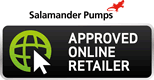 We're an approved online retailer for Salamander Pumps