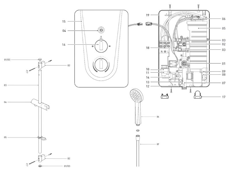 [DIAGRAM] Wiring Electric Shower Diagram