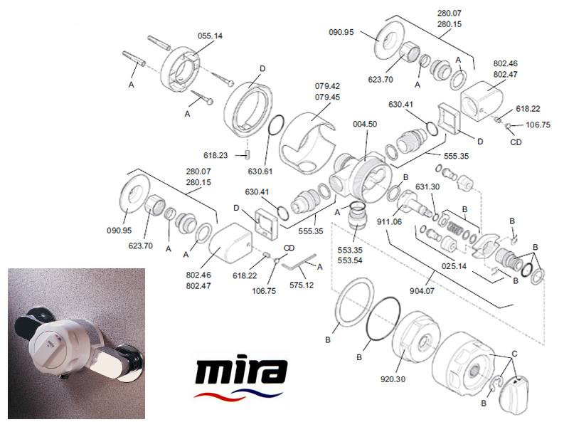Spare Parts For Mira Excel Showers Reviewmotors co Spare Parts For Mira Excel Showers Reviewmotors co
