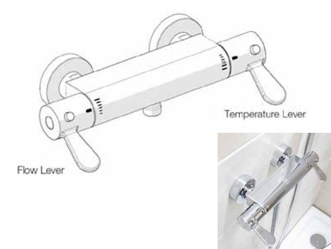 AKW Arka bar mixer shower (25420) spares breakdown diagram