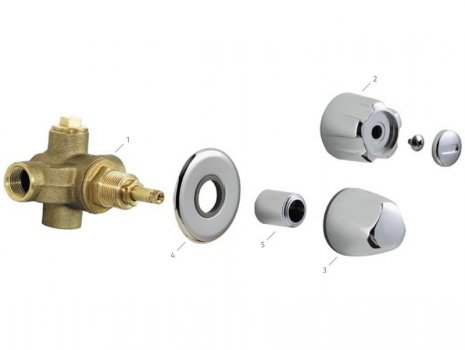 Aqualisa Aquajet diverter (Aquajet diverter) spares breakdown diagram