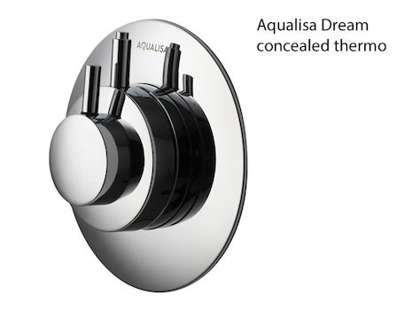 Aqualisa Dream Concealed thermostatic shower valve (DRM001) spares breakdown diagram