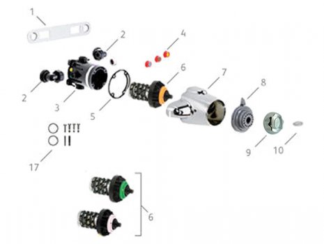 Aqualisa Hydramax EV (Hydramax EV) spares breakdown diagram