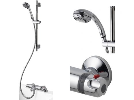 Aqualisa Midas 100 deck mounted bath shower mixer (MD100BSM) spares breakdown diagram