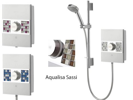 Aqualisa Aqualisa Sliding shower head holder 25.4mm Chrome 901523 5023942075764 