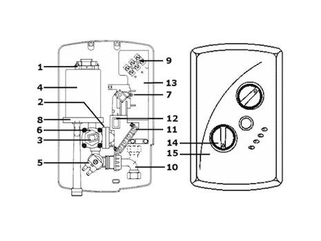 Creda Florida Plus spares breakdown diagram